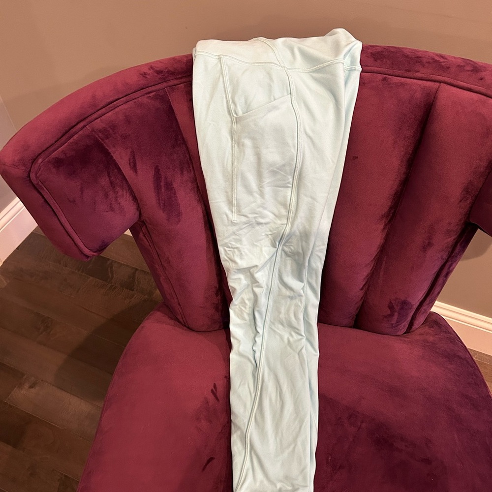 Size 2, Lululemon Icing, Light Blue Leggings